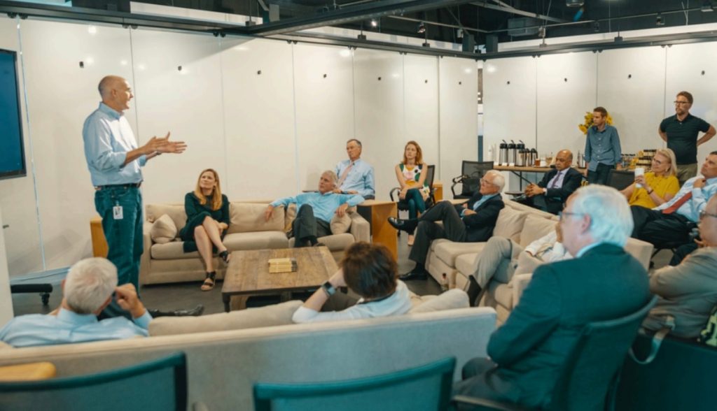 Photo of Phil Gilbert leading Executive Bootcamp